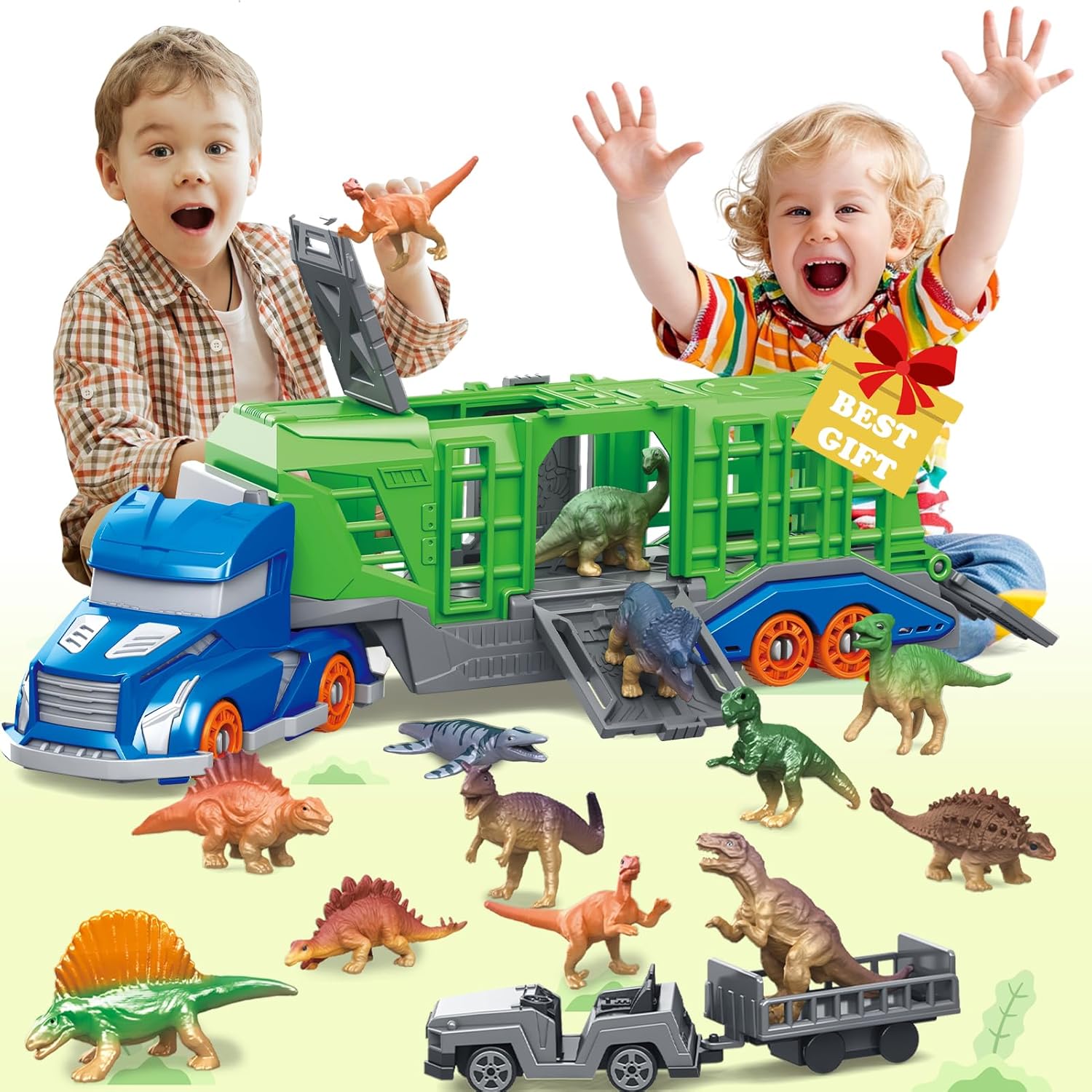 Kids Toys Dinosaur - Dinozor Hayvan Taşıma Aracı Oyuncak Seti