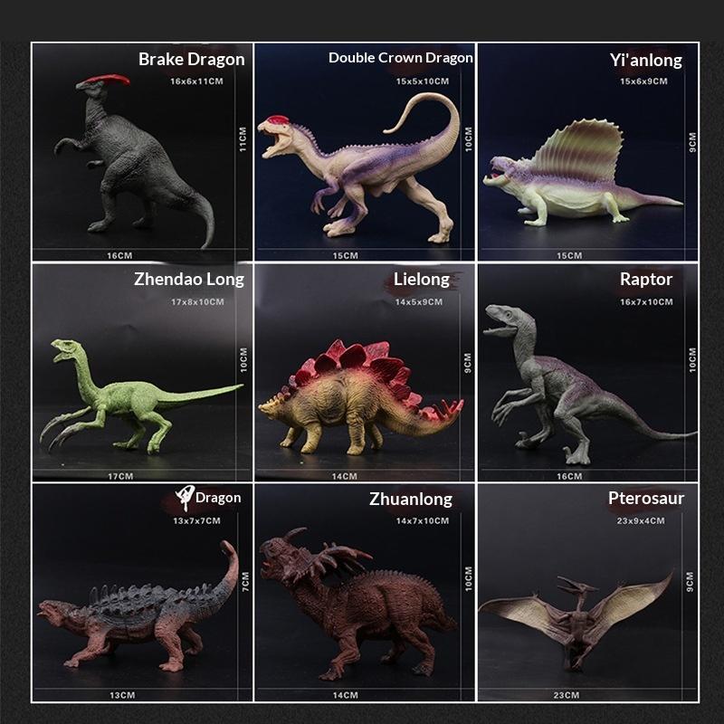 Kids Toys Dinosaur - 1 adet hayvan modeli tarih öncesi