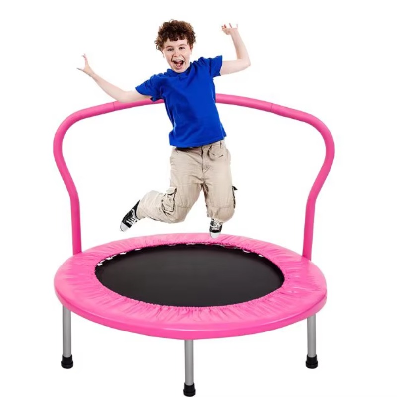Trampoline Mini Indoor - 40'' Mini Yuvarlak Kapalı Çocuk Trambolini