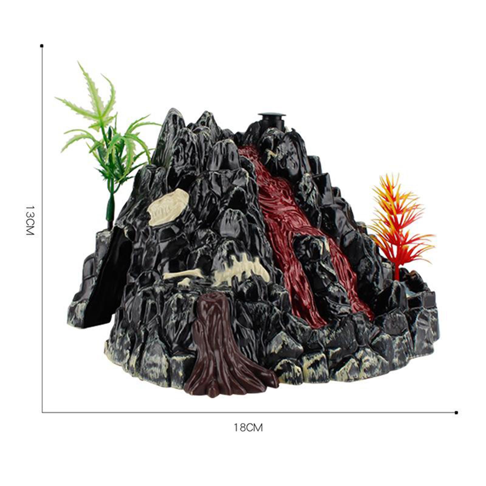 Volcano Experiment Kit - Gerçekçi DIY Elektrikli Volkan Patlamaları Kırmızı