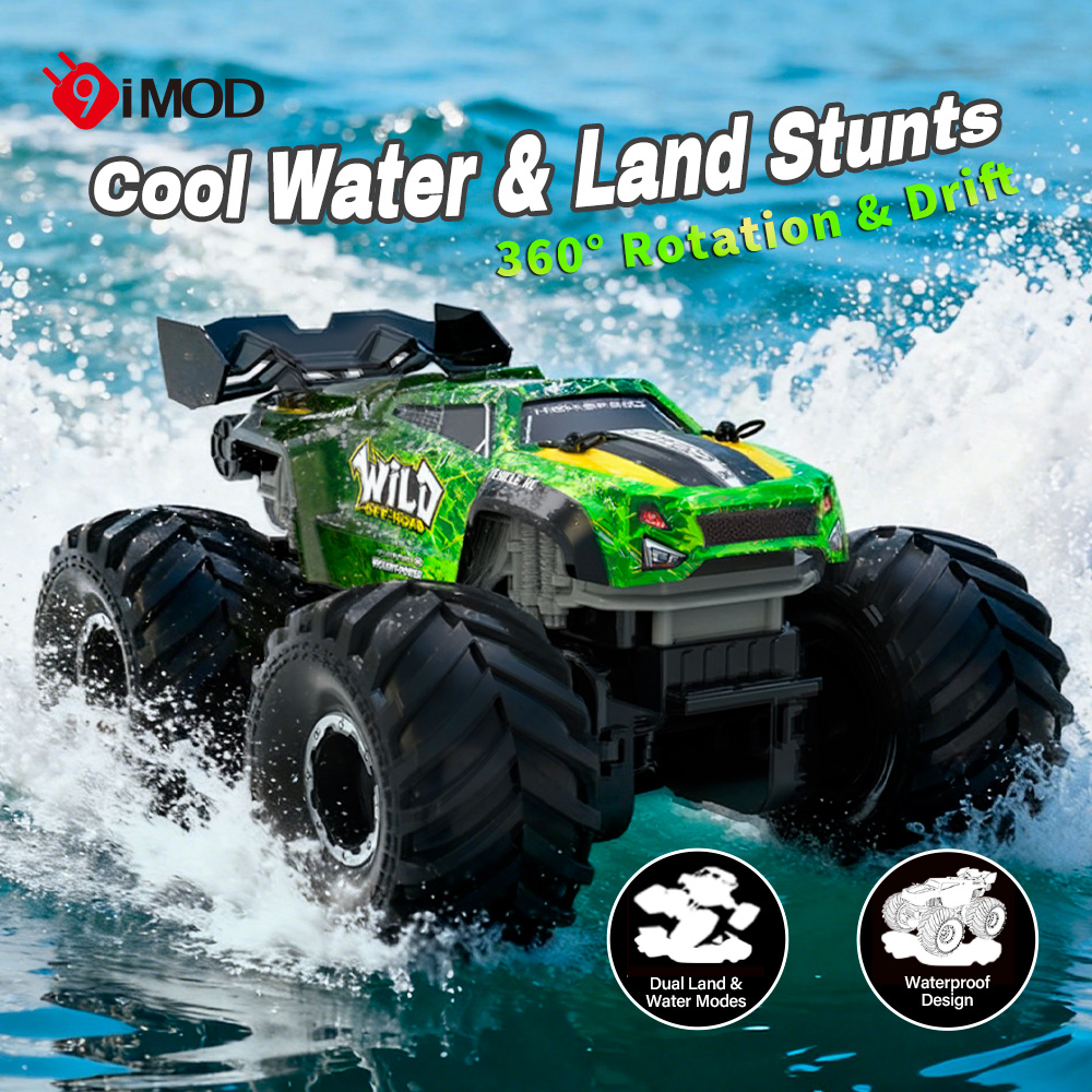 Kids Toys Long Island - 9IMOD RC Amfibi Canavar Kamyon 4WD