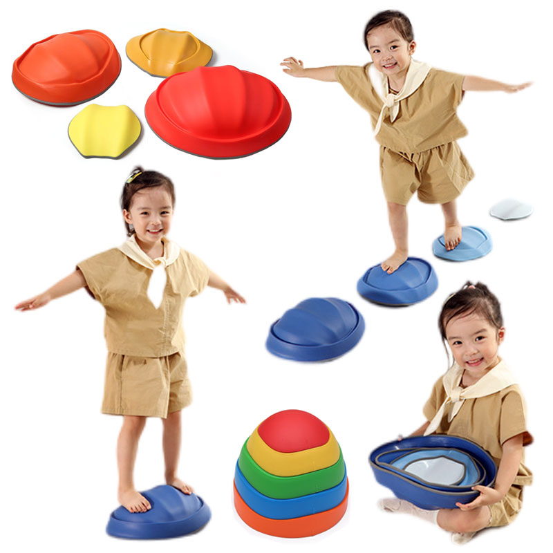 Kids Toys Learning - Denge Basamak Taşları Çocuklar Kaymaz Dokulu
