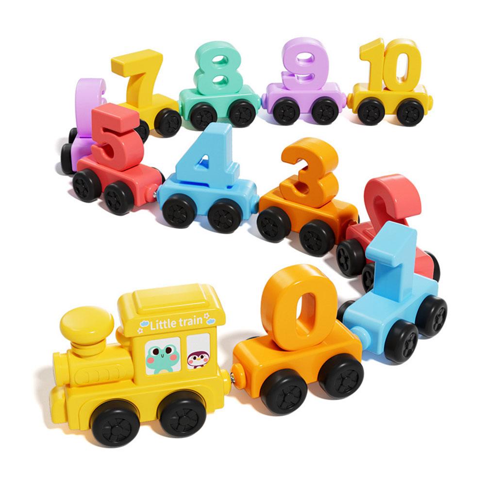 Kids Toys Learning - Montessori Eğitici Oyuncak Tren Seti Ahşap