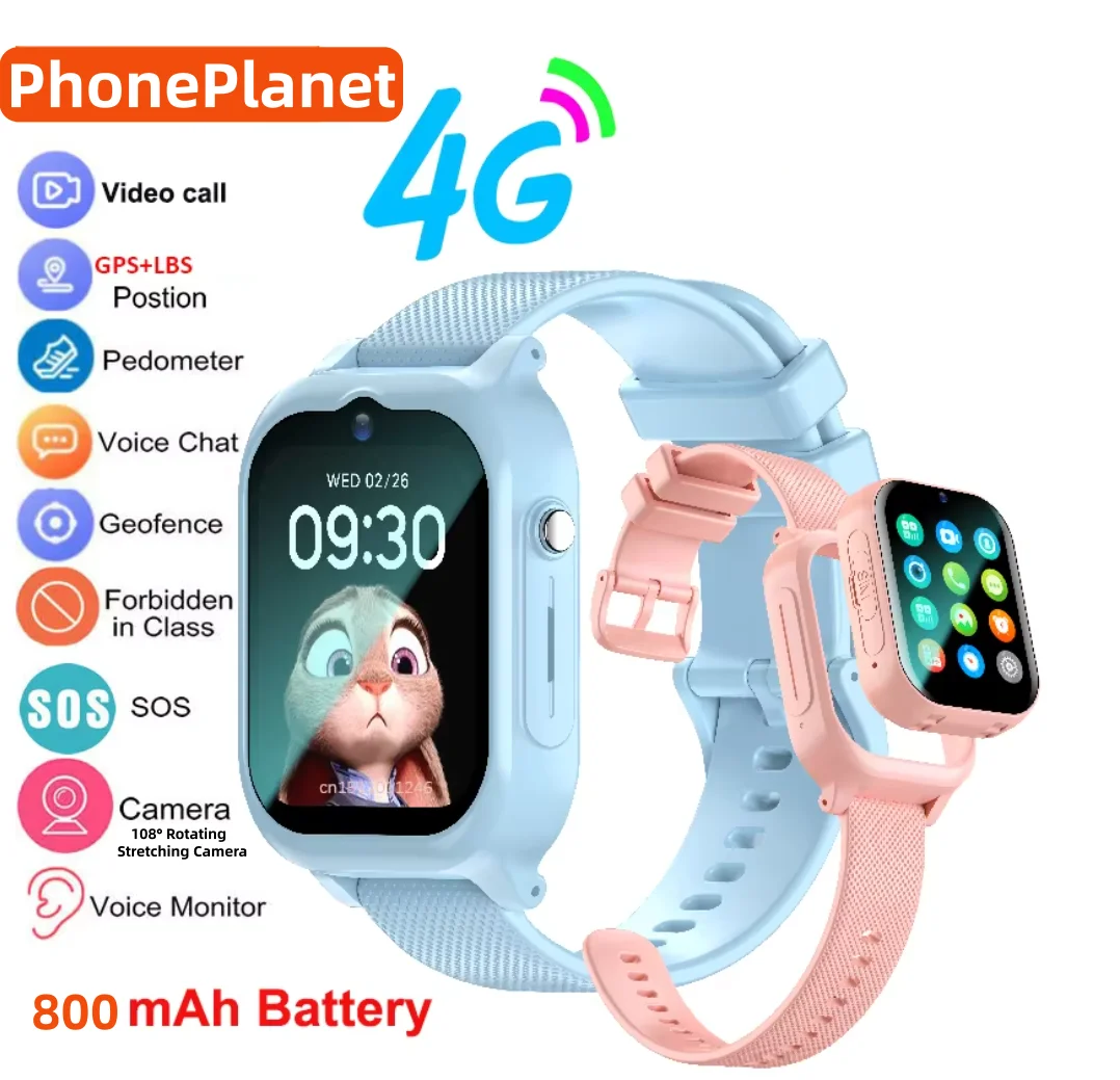 Kids Toys Youtube - 4G GPS'li SOS Görüntülü Arama Özellikli