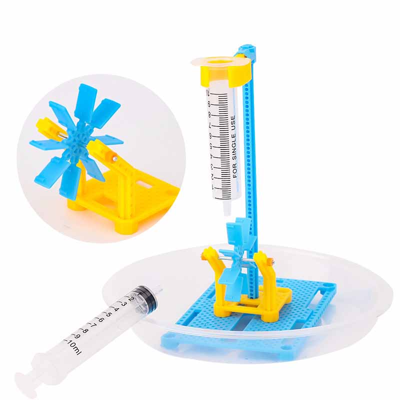 Science Experiment Kit - DIY su çarkı araba bilim ve