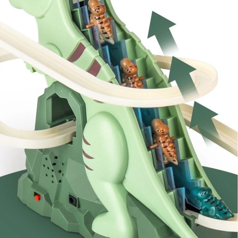 Kids Toys Dinosaur - Işıklı Müzikli Elektrikli Dinozor Yarış Pisti
