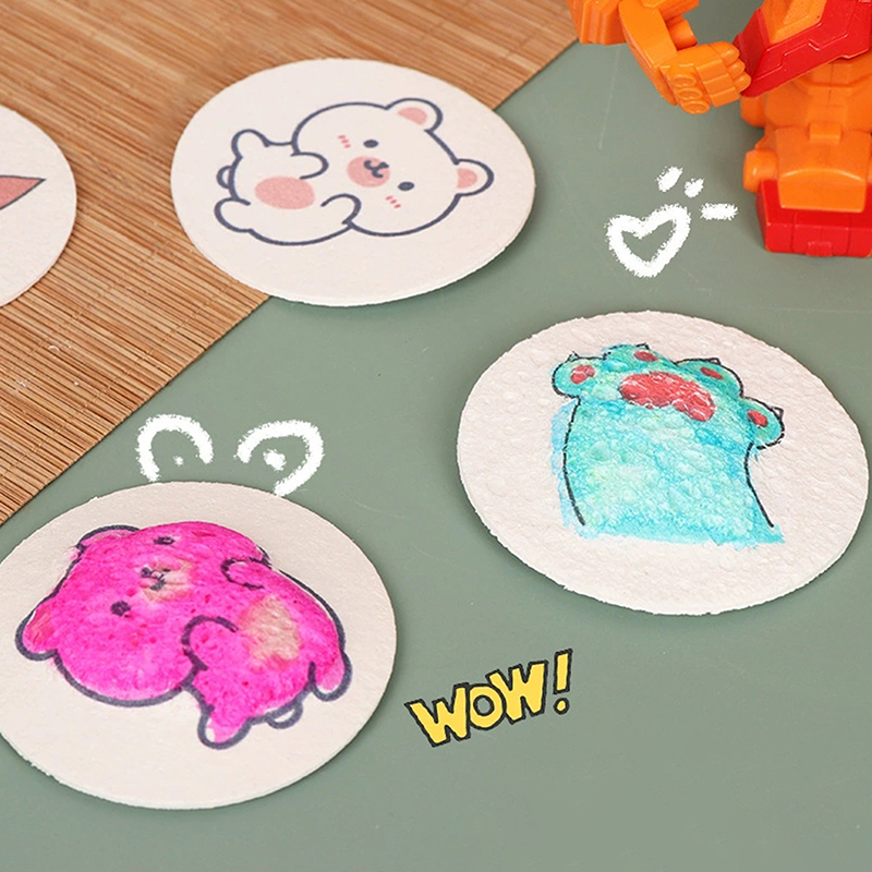 Kid Toys And Craft - 3D Sihirli Kabarık Köpük Doku Boyama