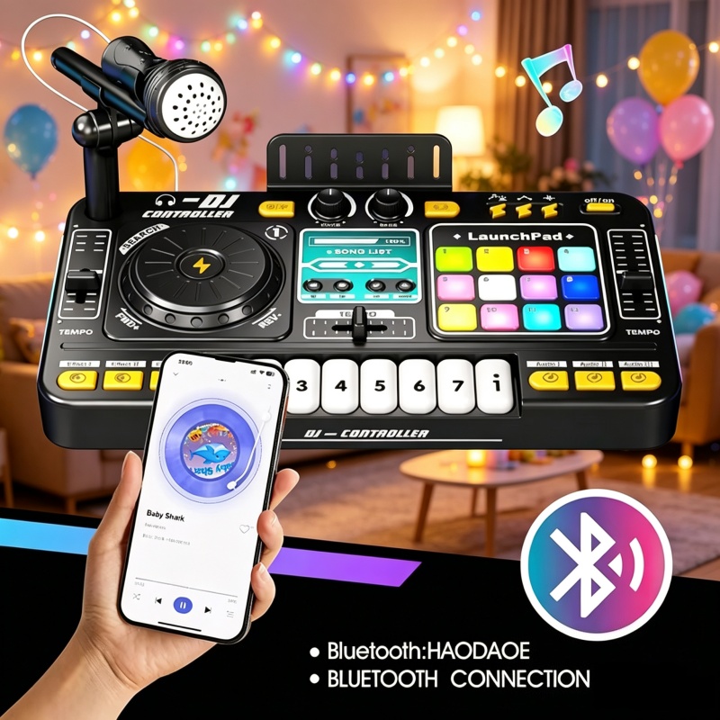 Kids Toys Bd - Simülasyon DJ Mikser Denetleyici Oyuncaklar Çocuklar