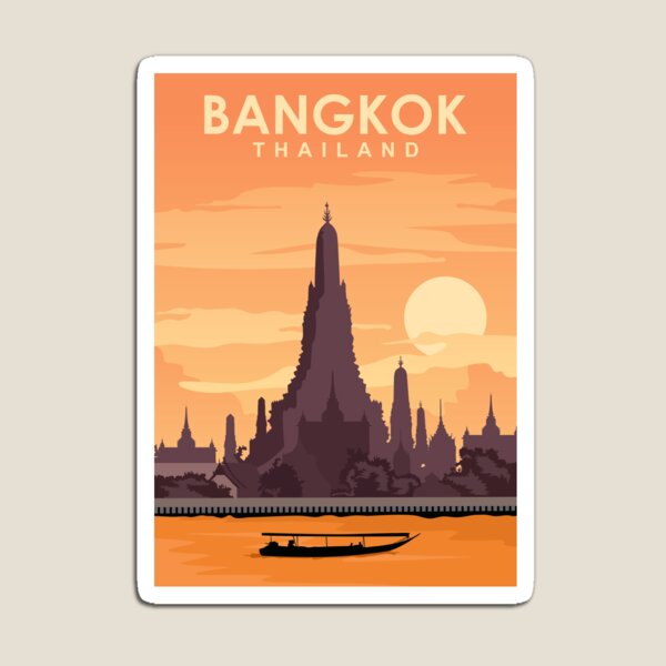 Bangkok Seyahat Posteri Sanat  - Kids Toys Bangkok incelemesi ve fiyatı