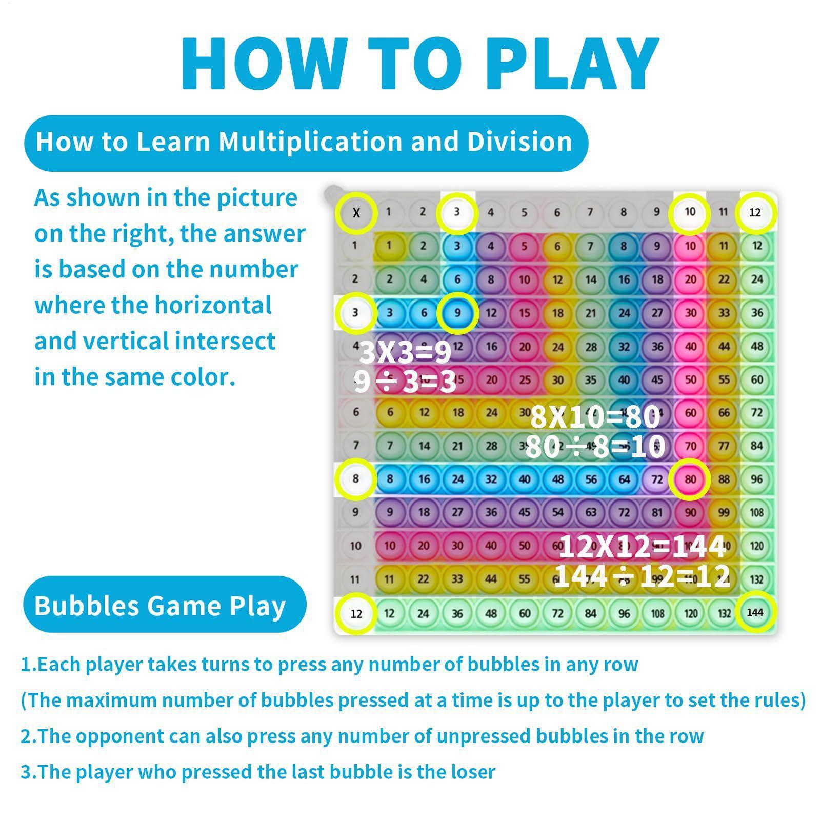 Çarpma Düğmesi Tahtası formülü - Kids Toys Learning incelemesi ve fiyatı