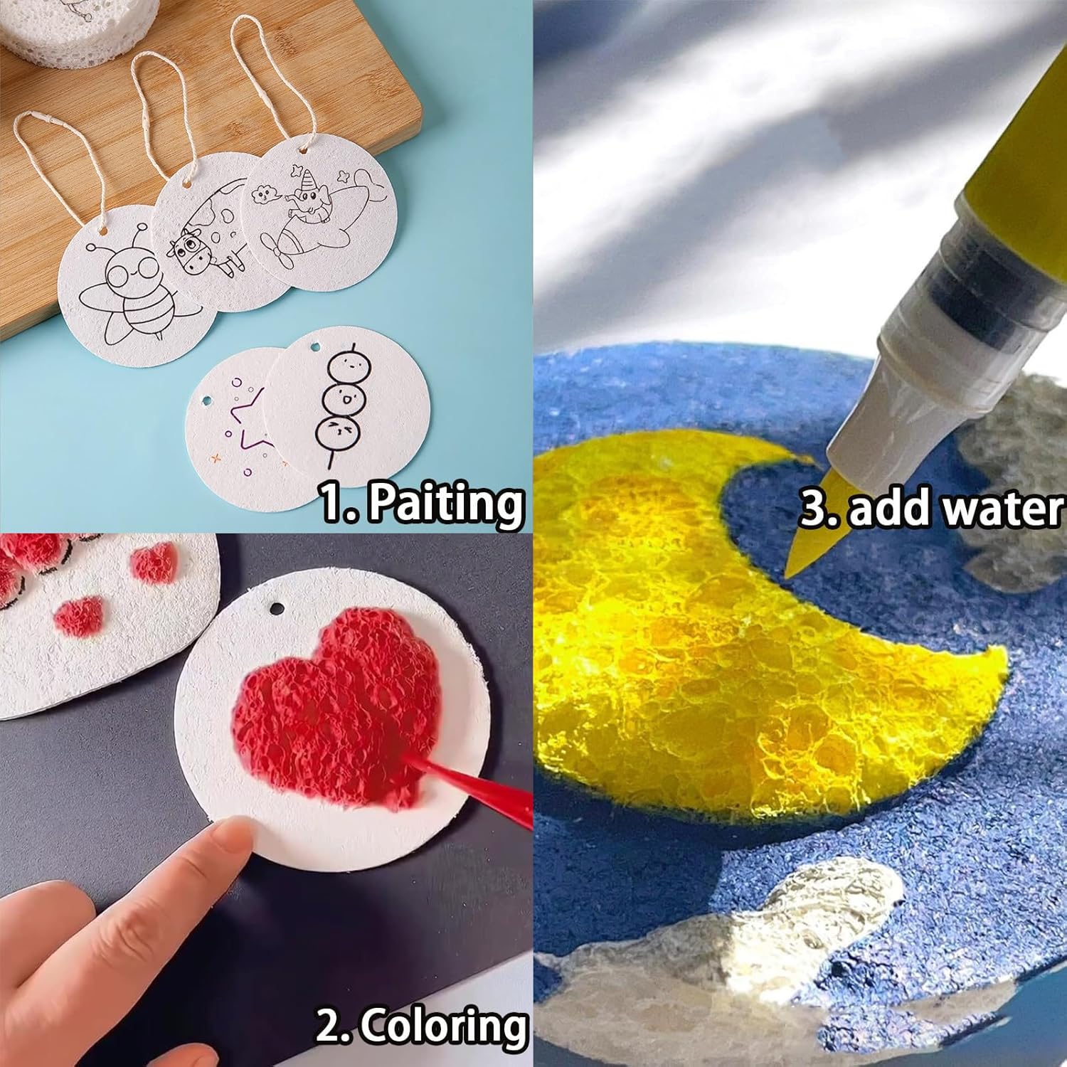 Çocuklar için 3D Kabarık Köpük - Kid Toys And Craft incelemesi ve fiyatı