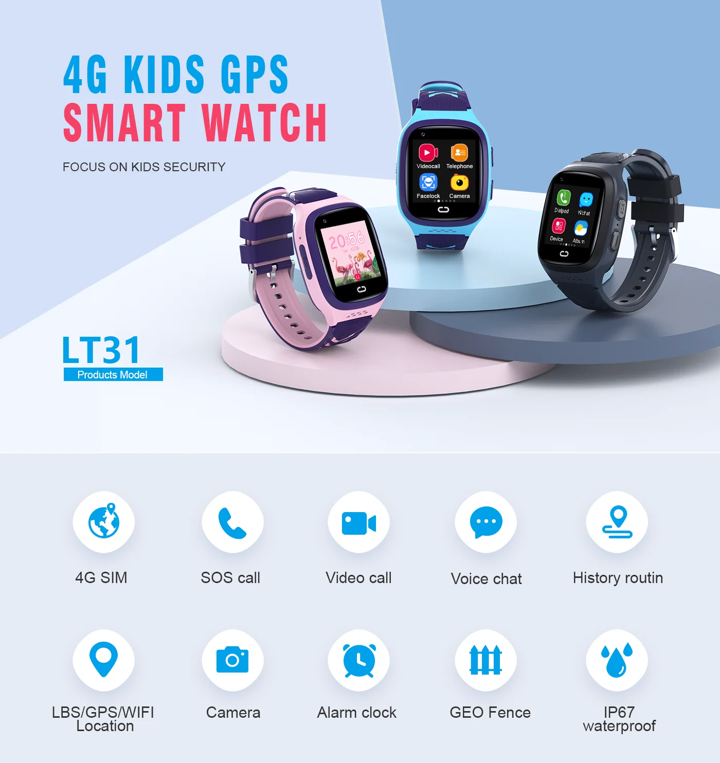 4G Çocuk Akıllı Saati SOS Su G - Kids Toys Youtube incelemesi ve fiyatı