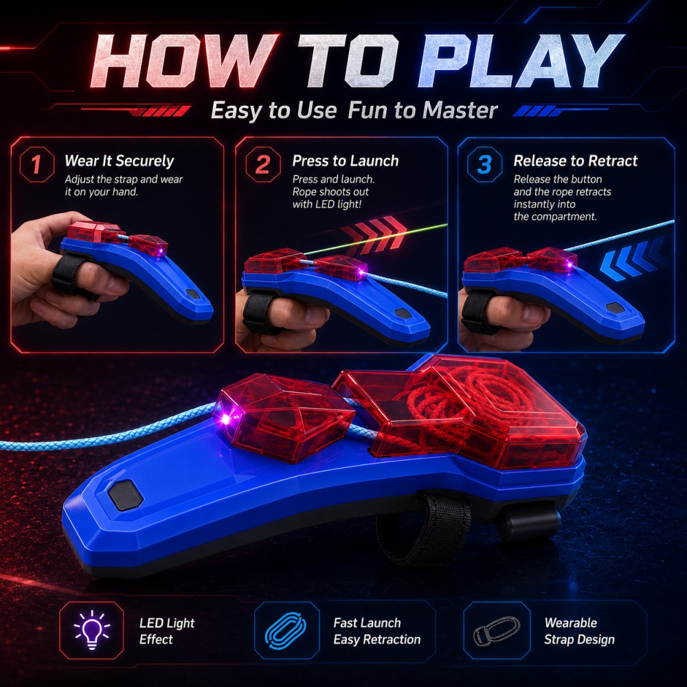 Yaratıcı Halat Fırlatıcı Örümc - Kids' Toys incelemesi ve fiyatı