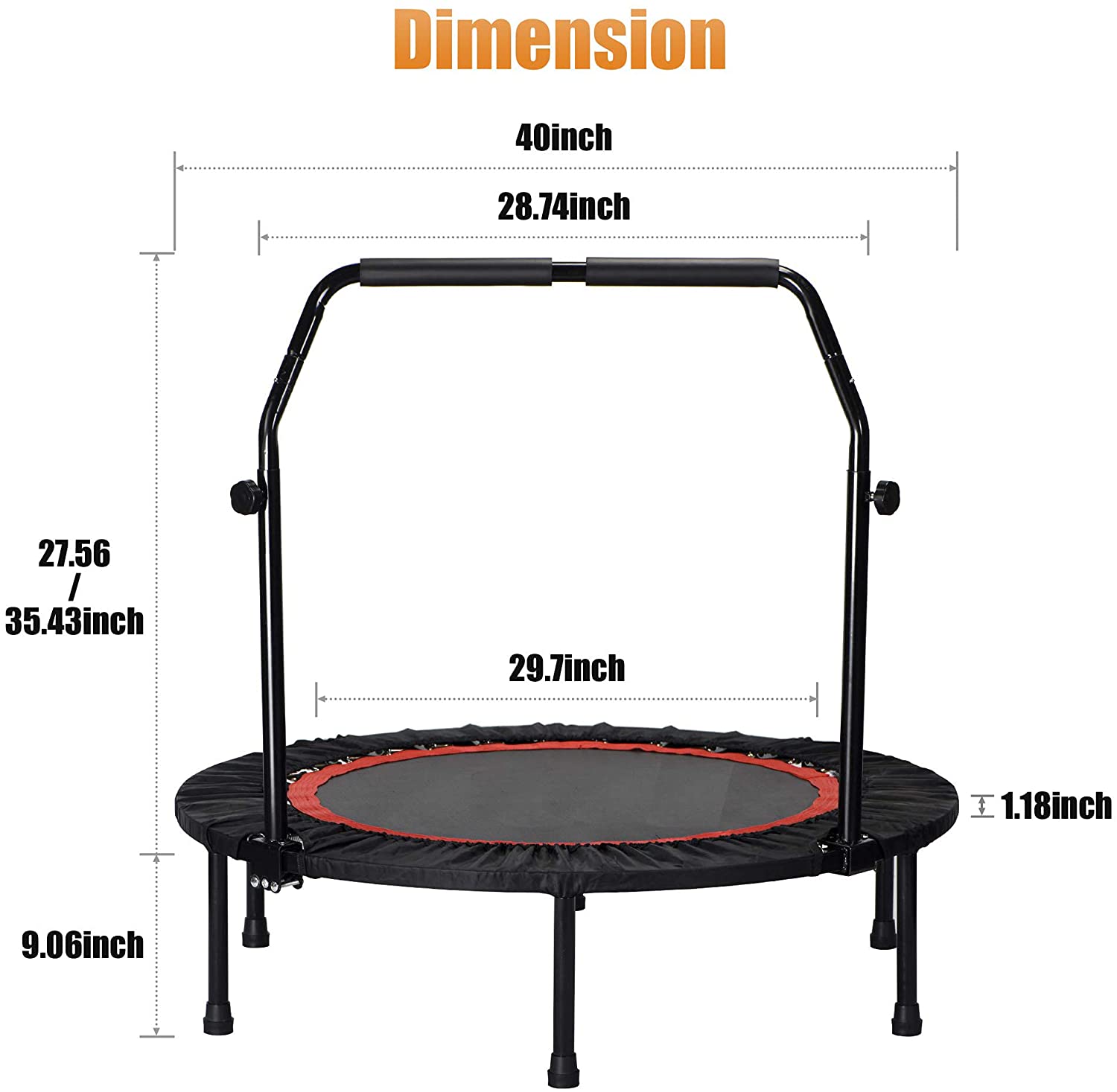 40 inç Katlanabilir Mini Tramb - Trampoline Mini Indoor incelemesi ve fiyatı