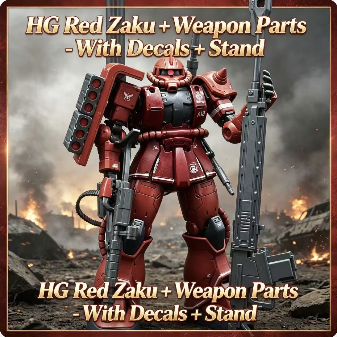 024HG Char'ın Özel Eski Tip Kı - Bandai Model Gundam Hg incelemesi ve fiyatı