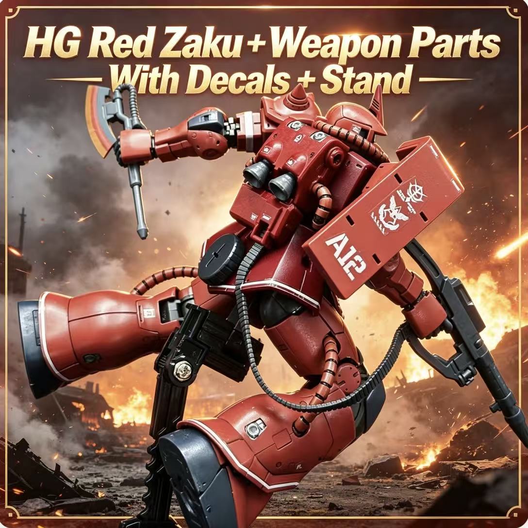 024HG Char'ın Özel Eski Tip Kı - Bandai Model Gundam Hg incelemesi ve fiyatı