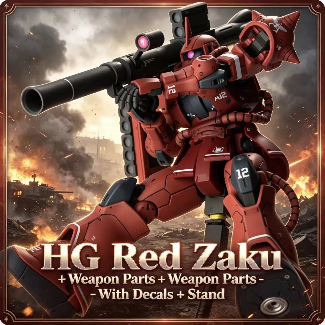 024HG Char'ın Özel Eski Tip Kı - Bandai Model Gundam Hg incelemesi ve fiyatı