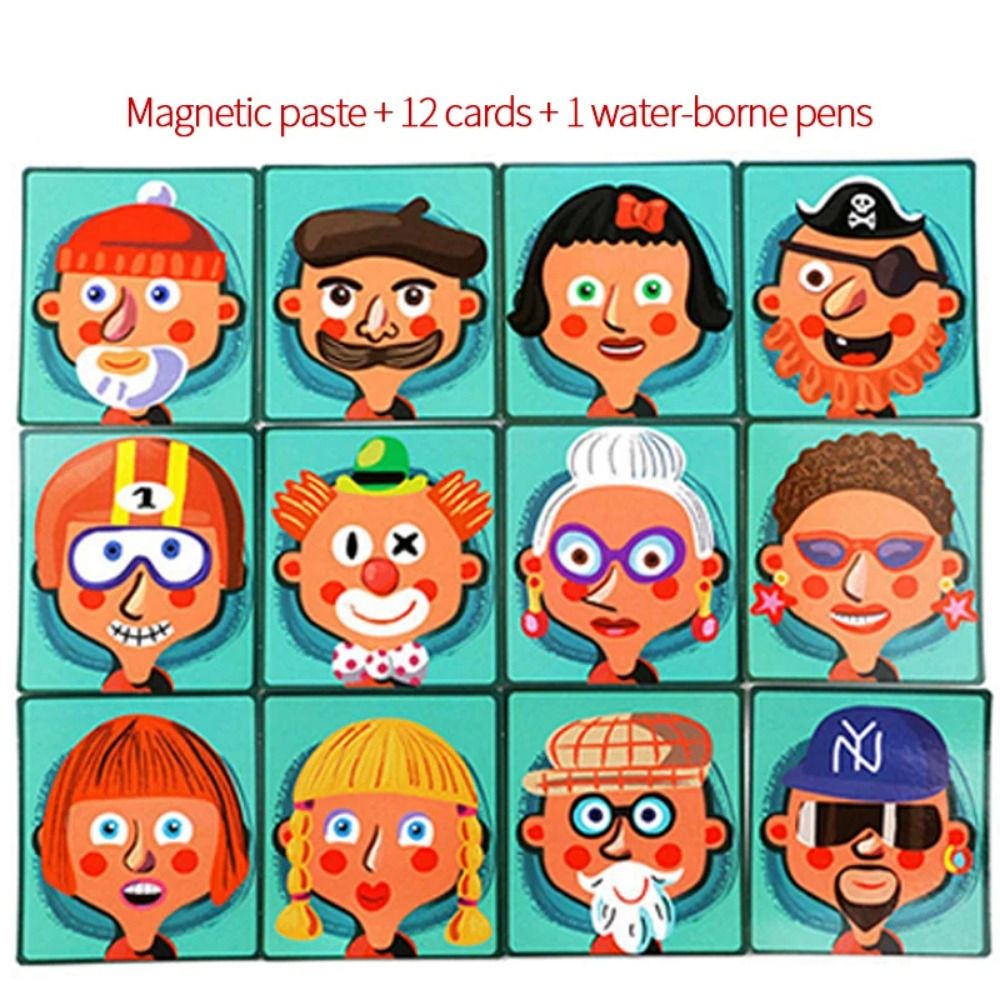 Ahşap Manyetik 3D Bulmacalar Y - Kids Toys Drawing Easy incelemesi ve fiyatı