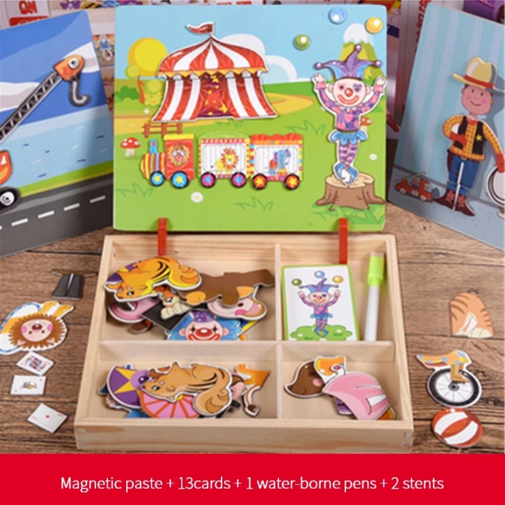 Ahşap Manyetik 3D Bulmacalar K - Kids Toys Drawing Easy incelemesi ve fiyatı