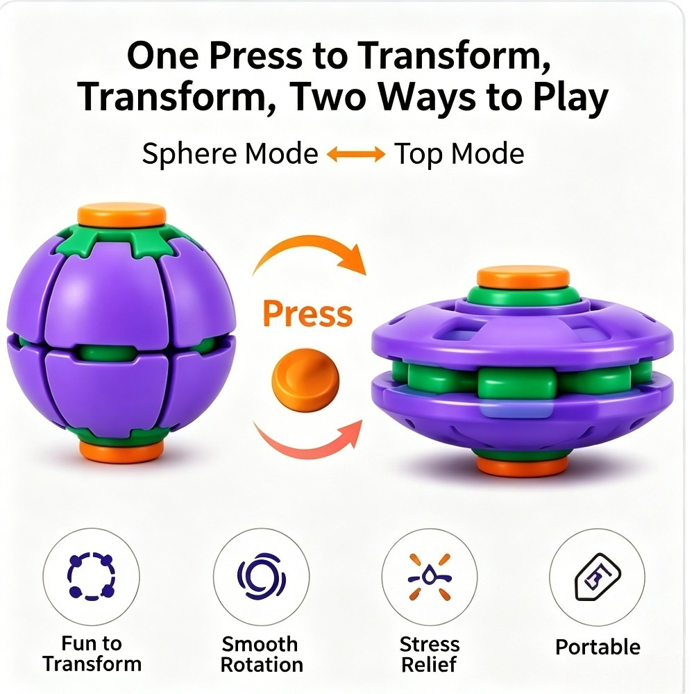 Dönüştürülebilir Fidget Spinne - Kids' Toys incelemesi ve fiyatı